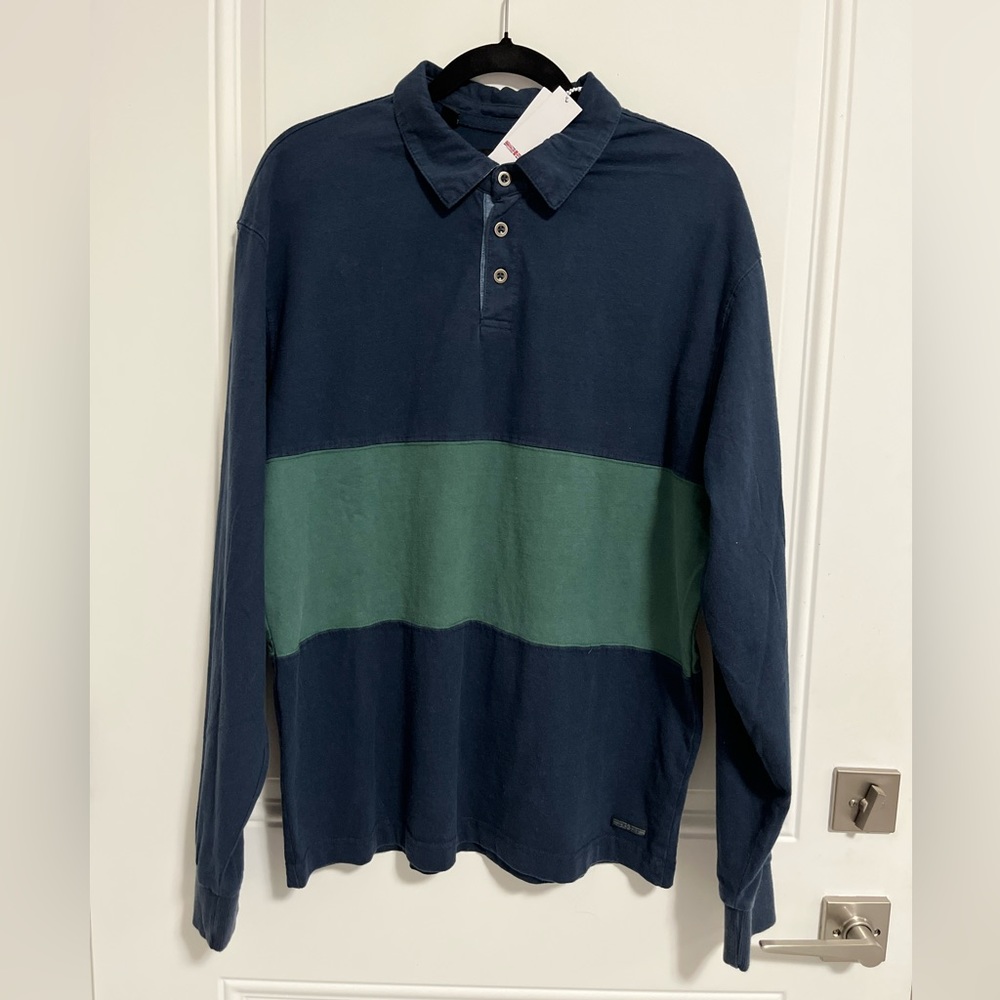 NWT - Hudson Jeans Men’s Rugby Shirt - Size L
